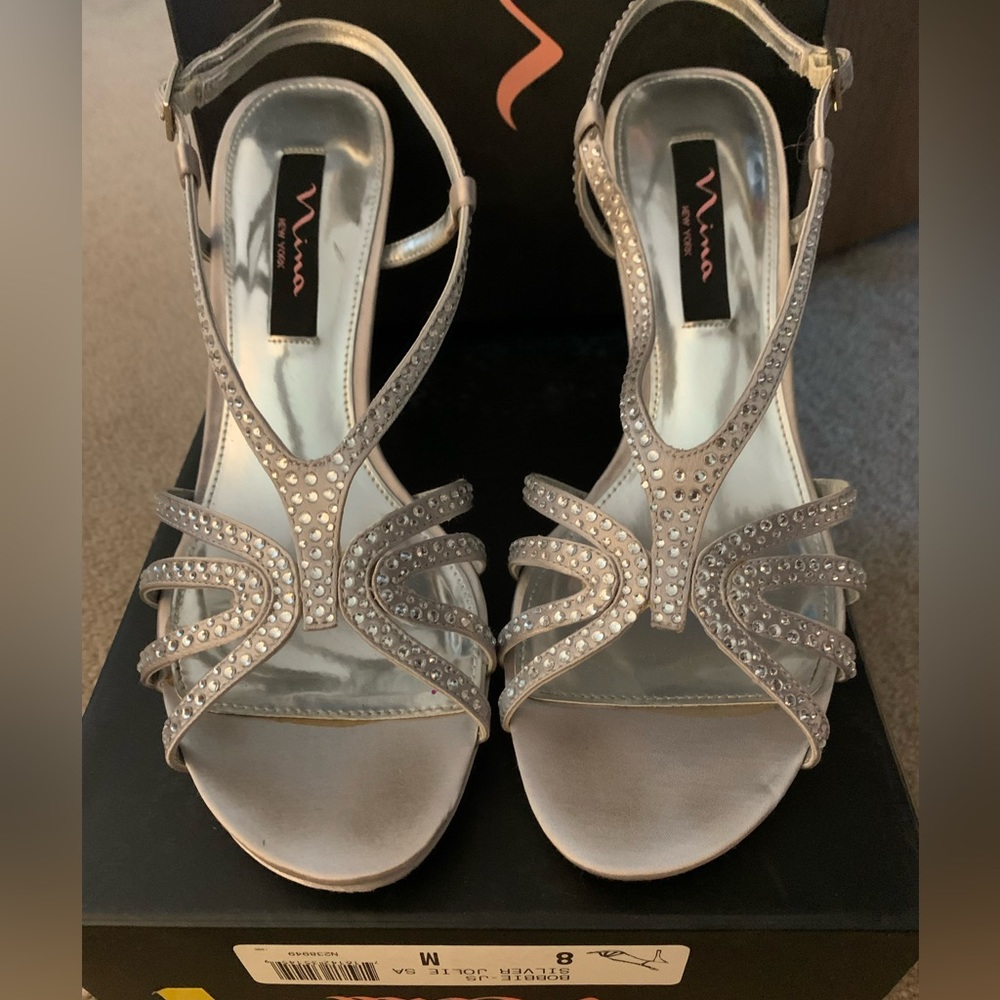 Silver heels
